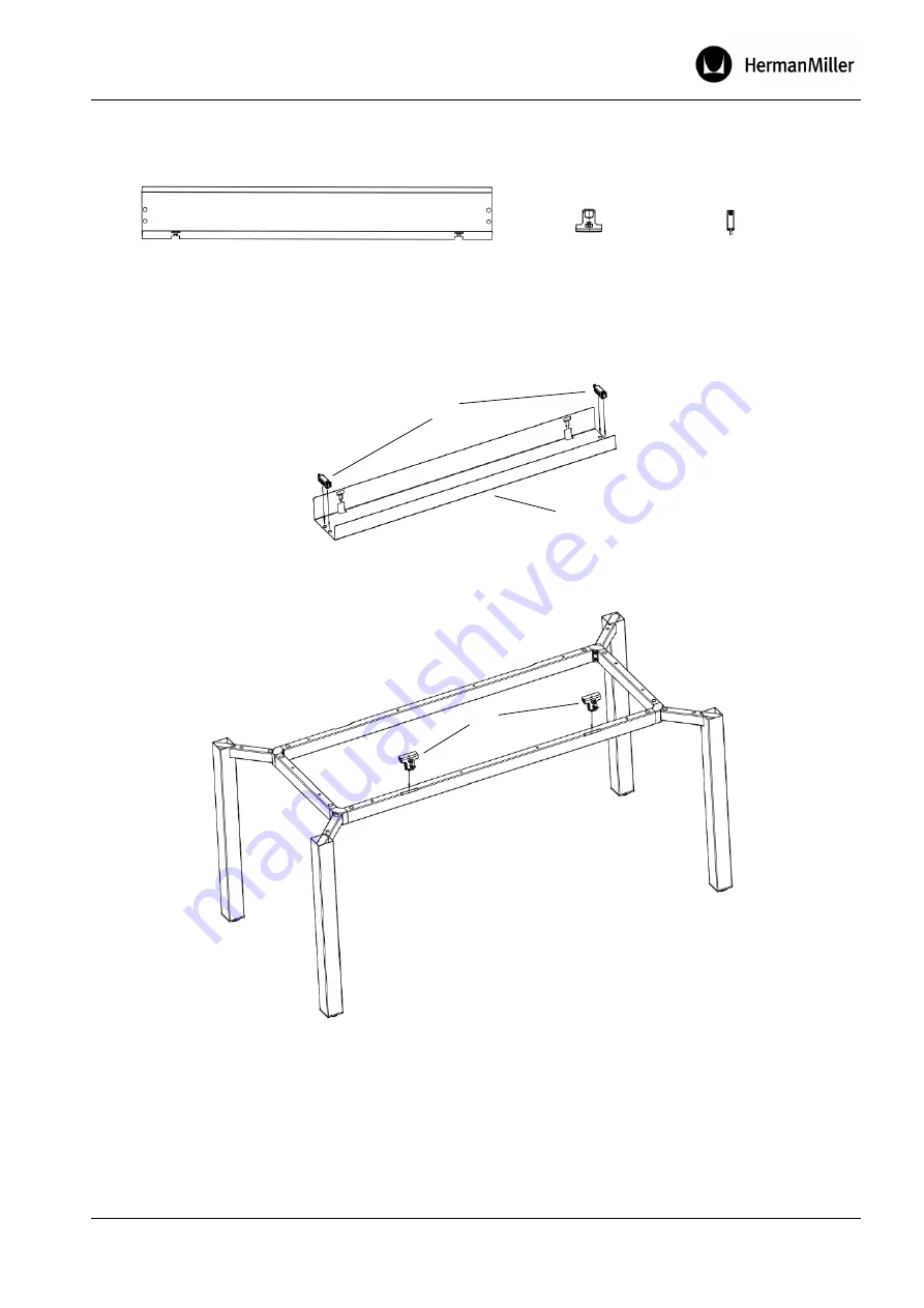 HermanMiller Repeat Single Desk Assembly Instructions Manual Download Page 5