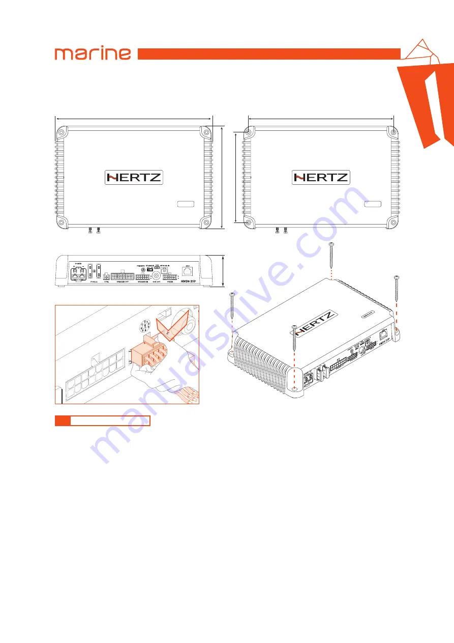 Hertz Marine HMD8 DSP Скачать руководство пользователя страница 5