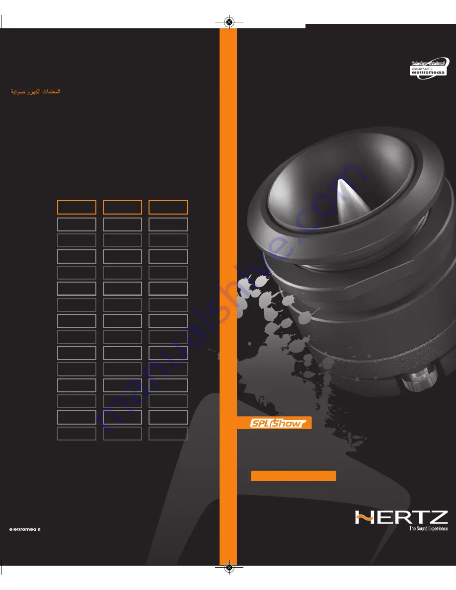 Hertz ST 25 Owner'S Manual Download Page 1