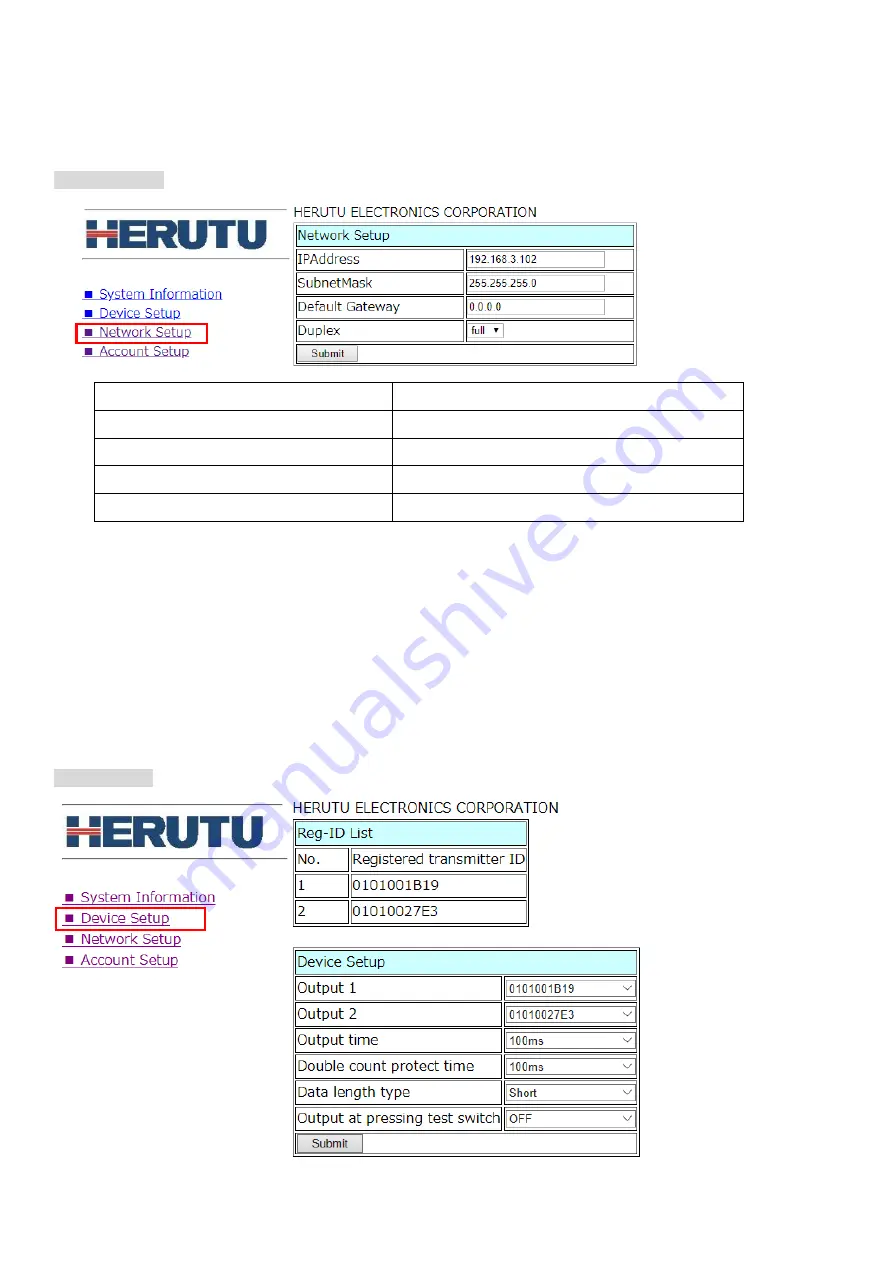 Herutu TW-800R-SLNX Instruction Manual Download Page 17