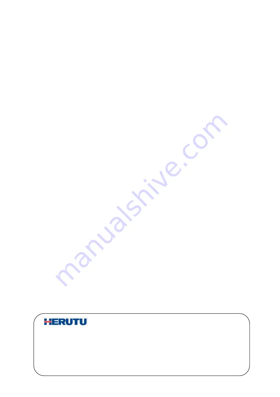 Herutu TW-800T Instruction Manual Download Page 40