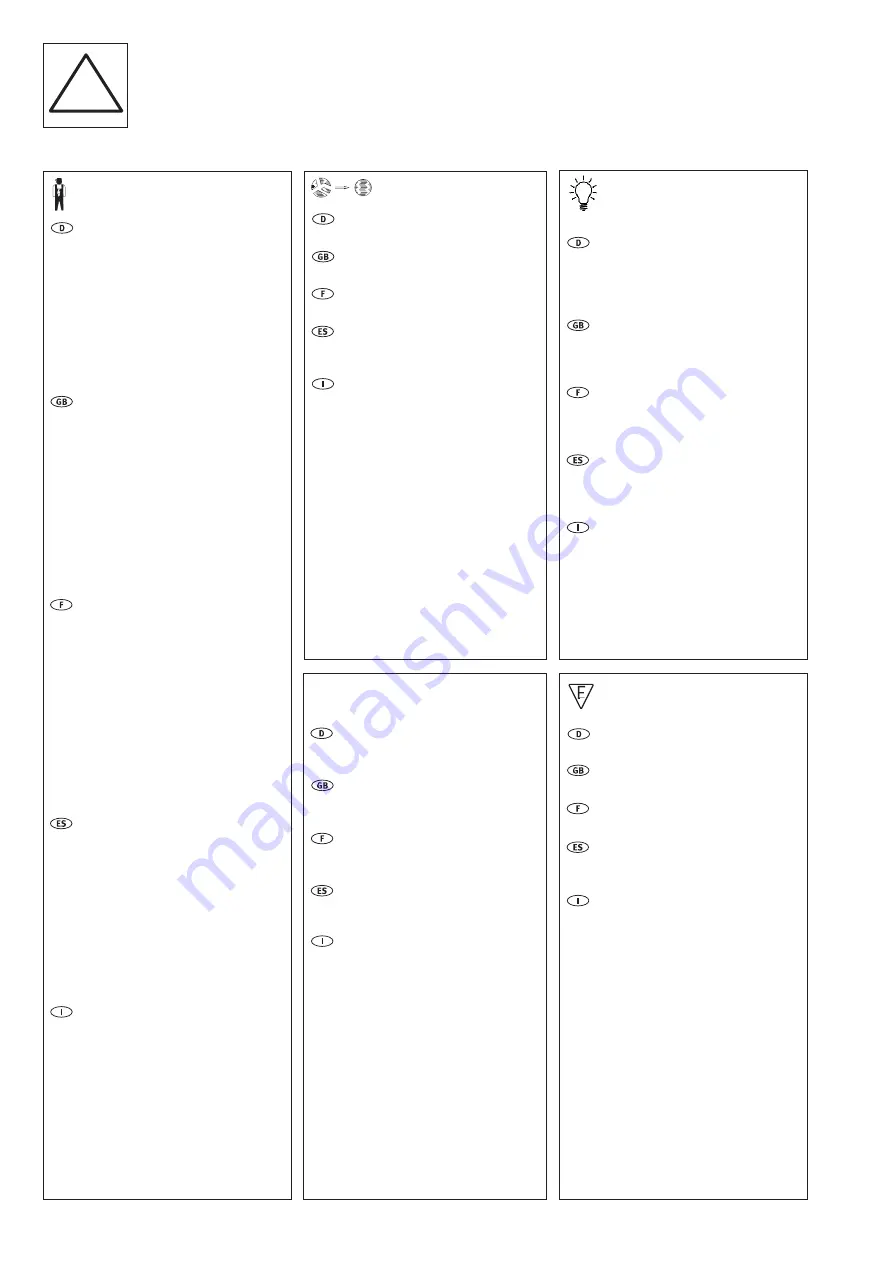 Hess CITY ELEMENTS Series Installation And Operating Instructions Manual Download Page 2