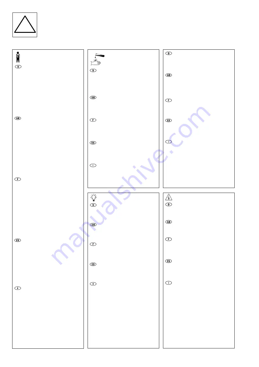 Hess PALERMO G220 1,5T Installation And Operating Instructions Manual Download Page 2