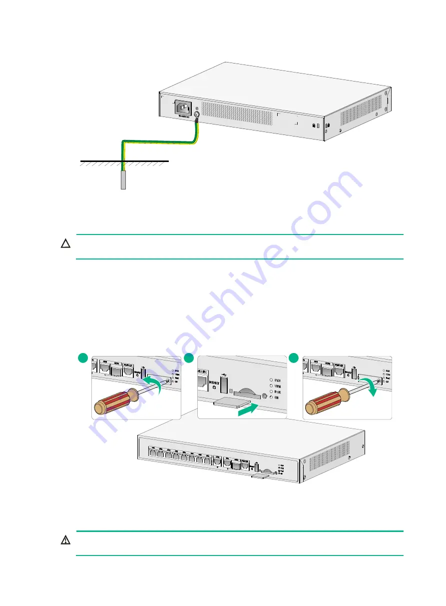 Hewlett Packard Enterprise HPE FlexNetwork MSR958 Скачать руководство пользователя страница 16