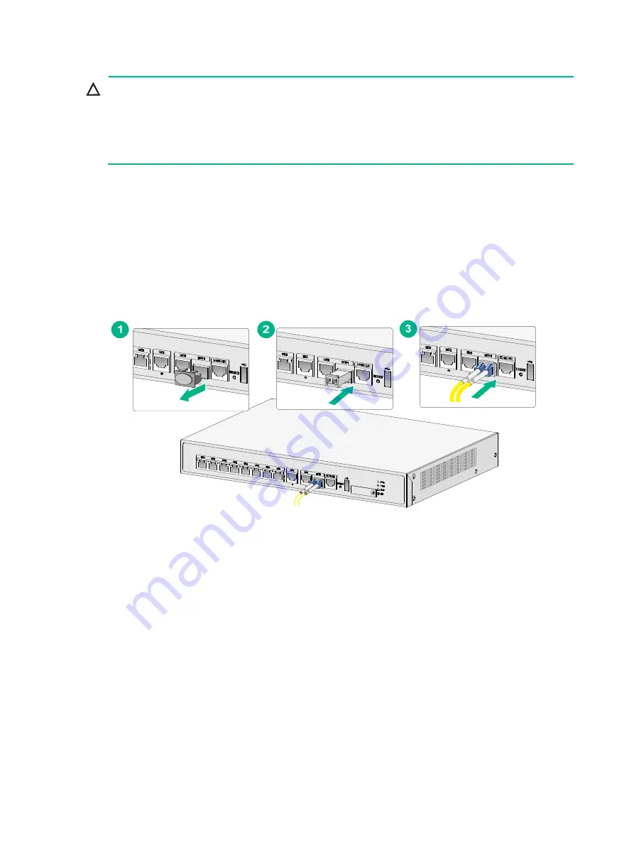 Hewlett Packard Enterprise HPE FlexNetwork MSR958 Installation Manual Download Page 17