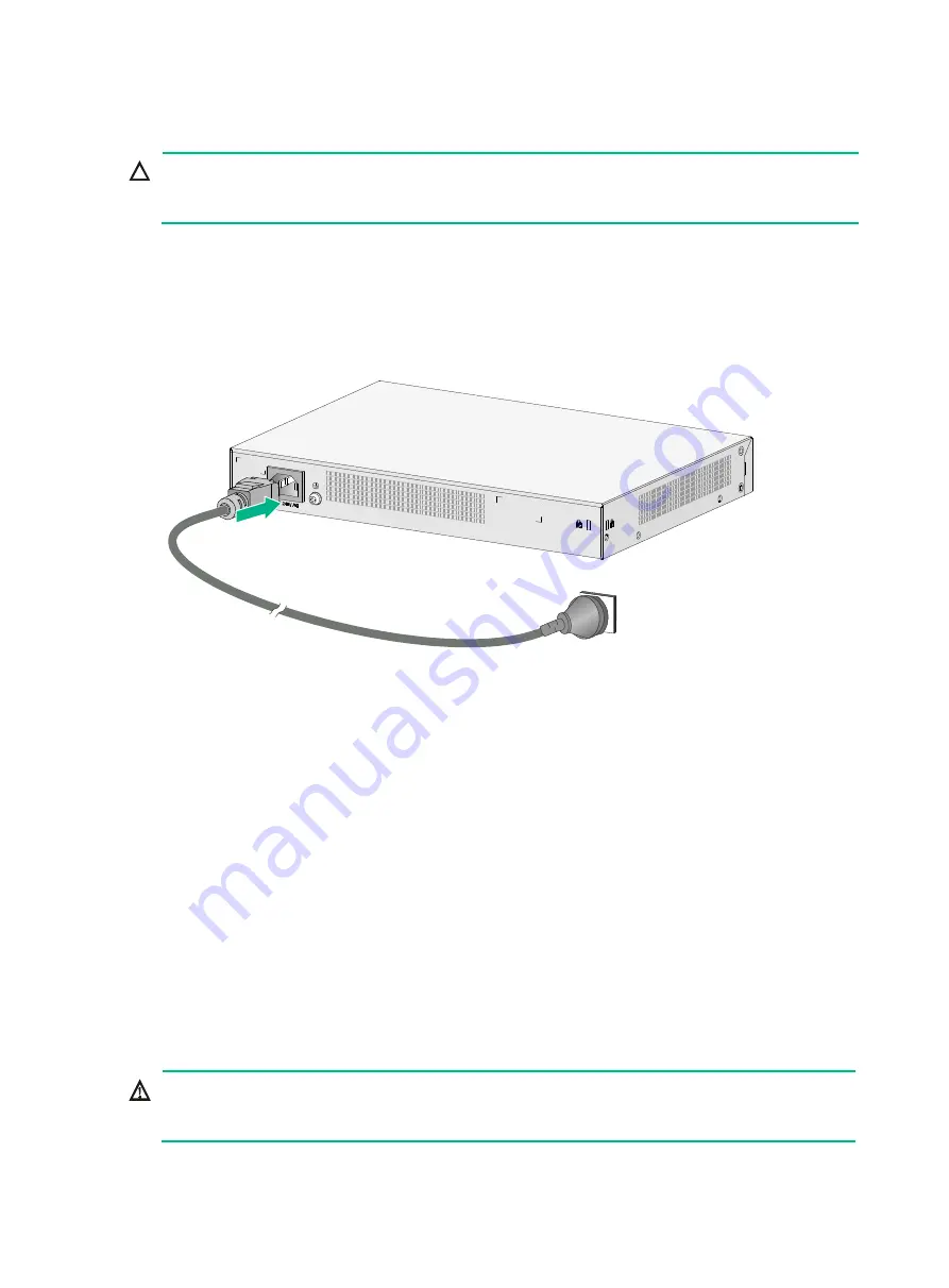 Hewlett Packard Enterprise HPE FlexNetwork MSR958 Скачать руководство пользователя страница 20