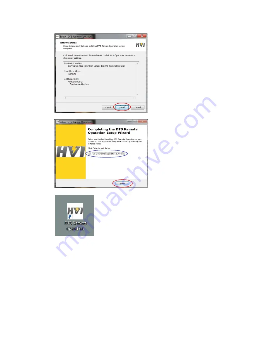 High Voltage DTS-100A Operator'S Manual Download Page 85