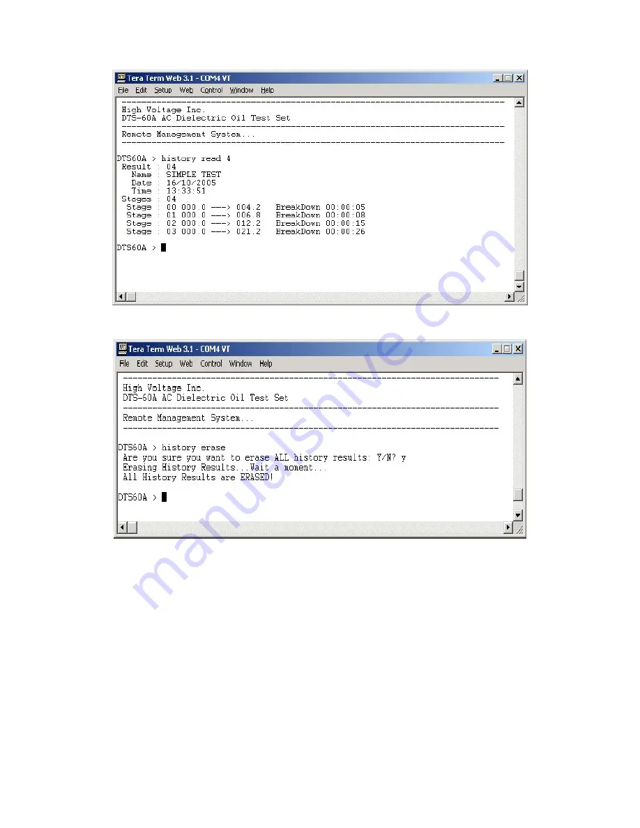 High Voltage DTS-60A Скачать руководство пользователя страница 106