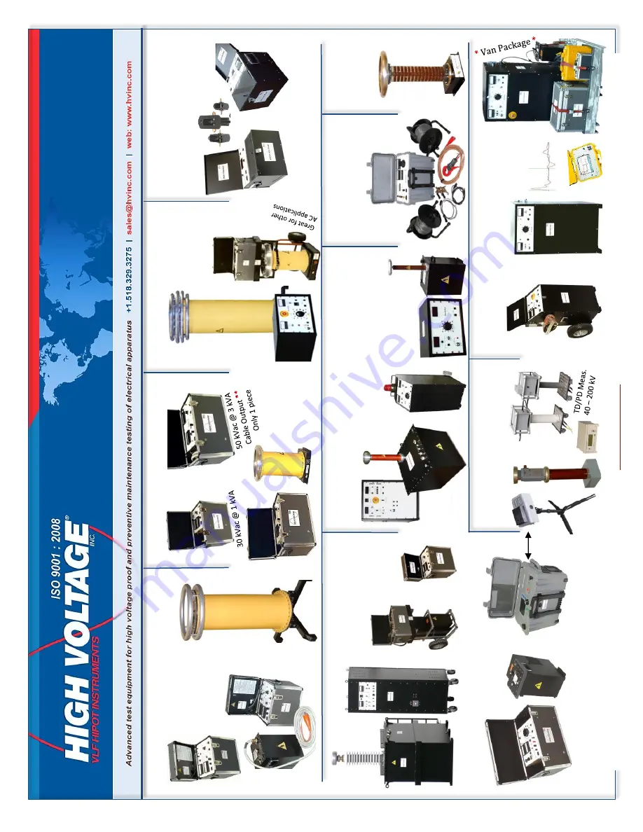 High Voltage DTS-60A Operator'S Manual Download Page 115