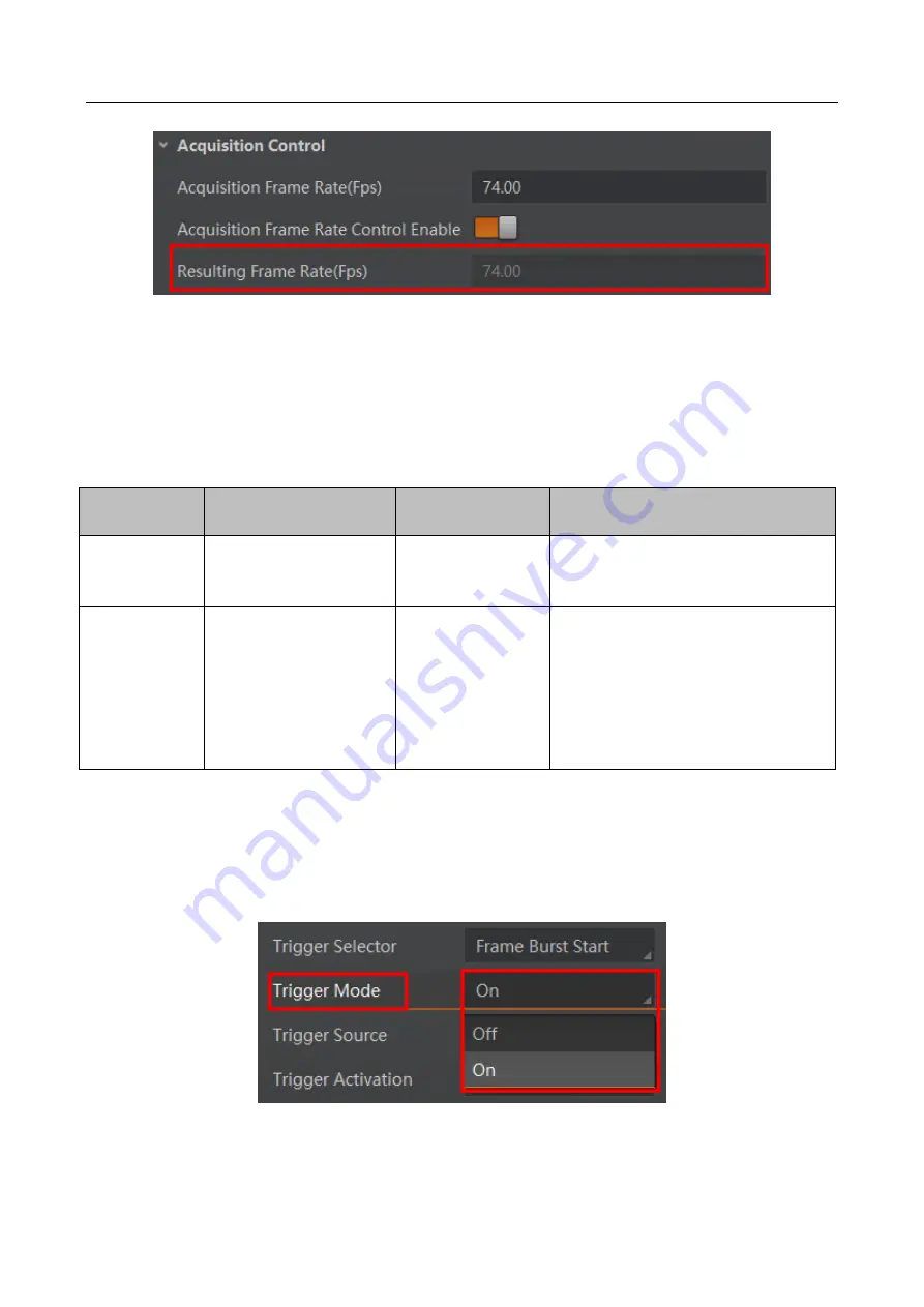 HikRobot CameraLink Area Scan Camera User Manual Download Page 30