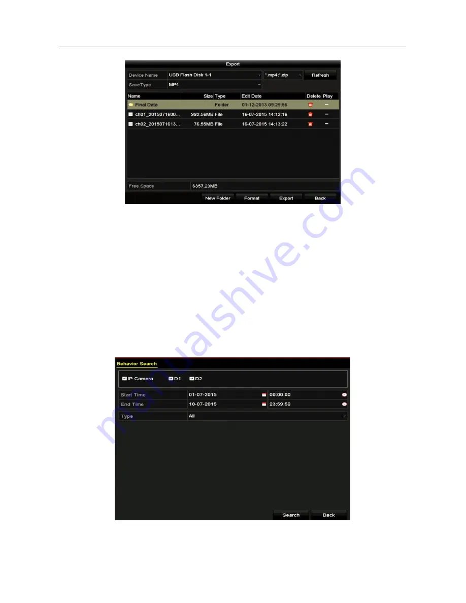 HIKVISION DS-7100HGHI-E1 User Manual Download Page 194