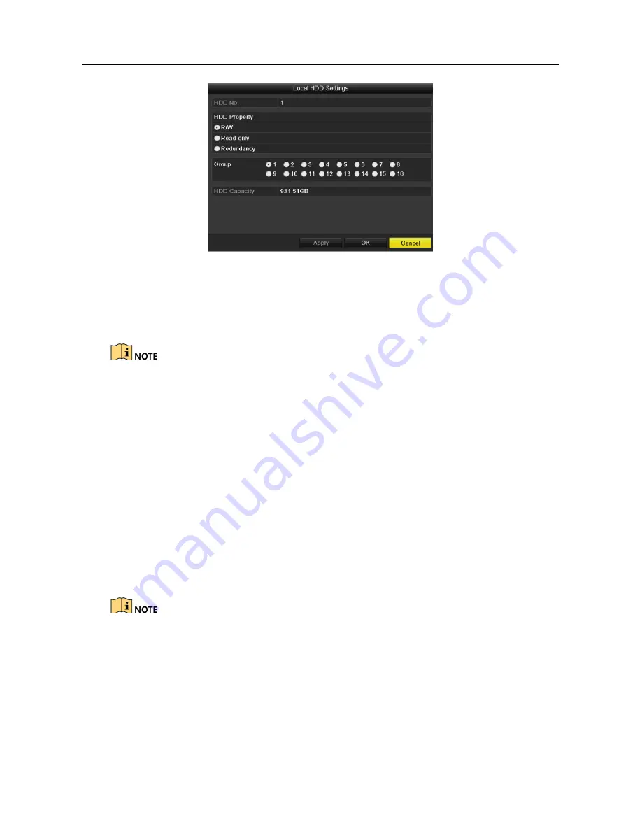 HIKVISION DS-7100HGHI-E1 User Manual Download Page 231