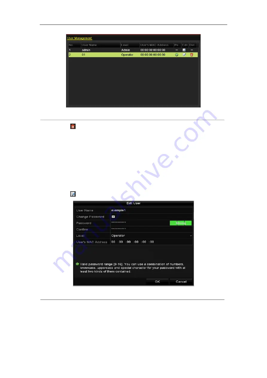 HIKVISION DS-7100NI-E1 Series User Manual Download Page 172