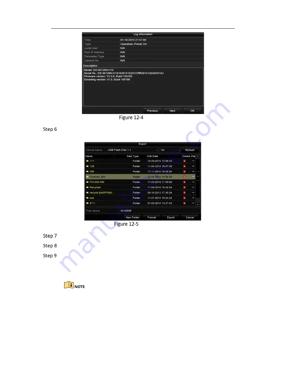 HIKVISION DS-7104NI-W User Manual Download Page 135