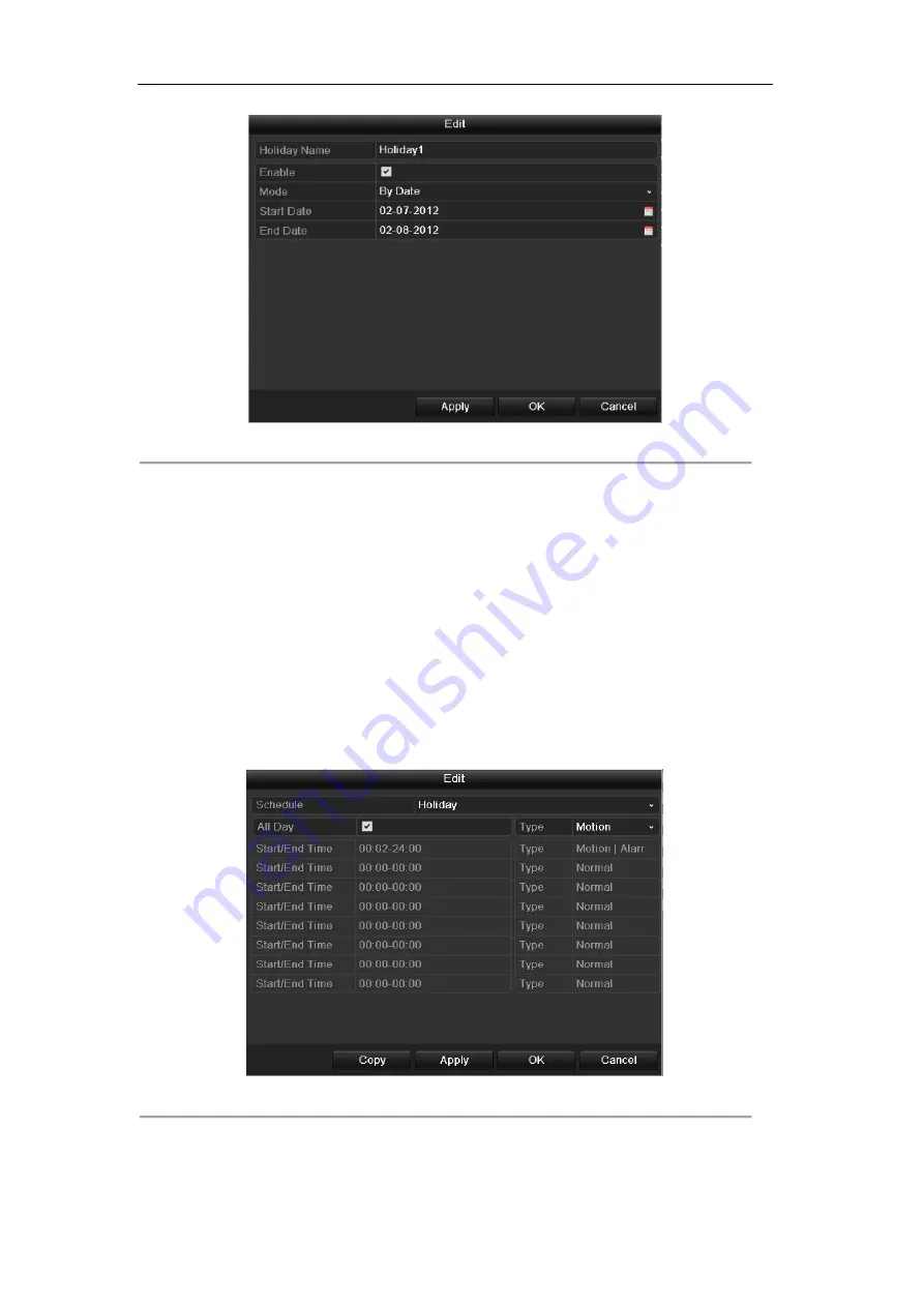 HIKVISION DS-7200HVI User Manual Download Page 60