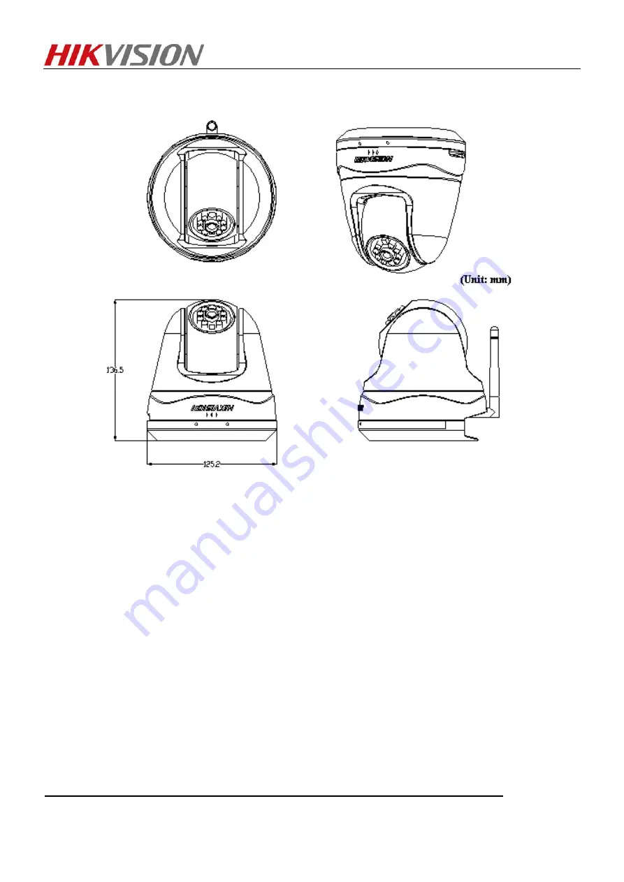 HIKVISION DS2CD726F-PT(W) Technical Manual Download Page 6