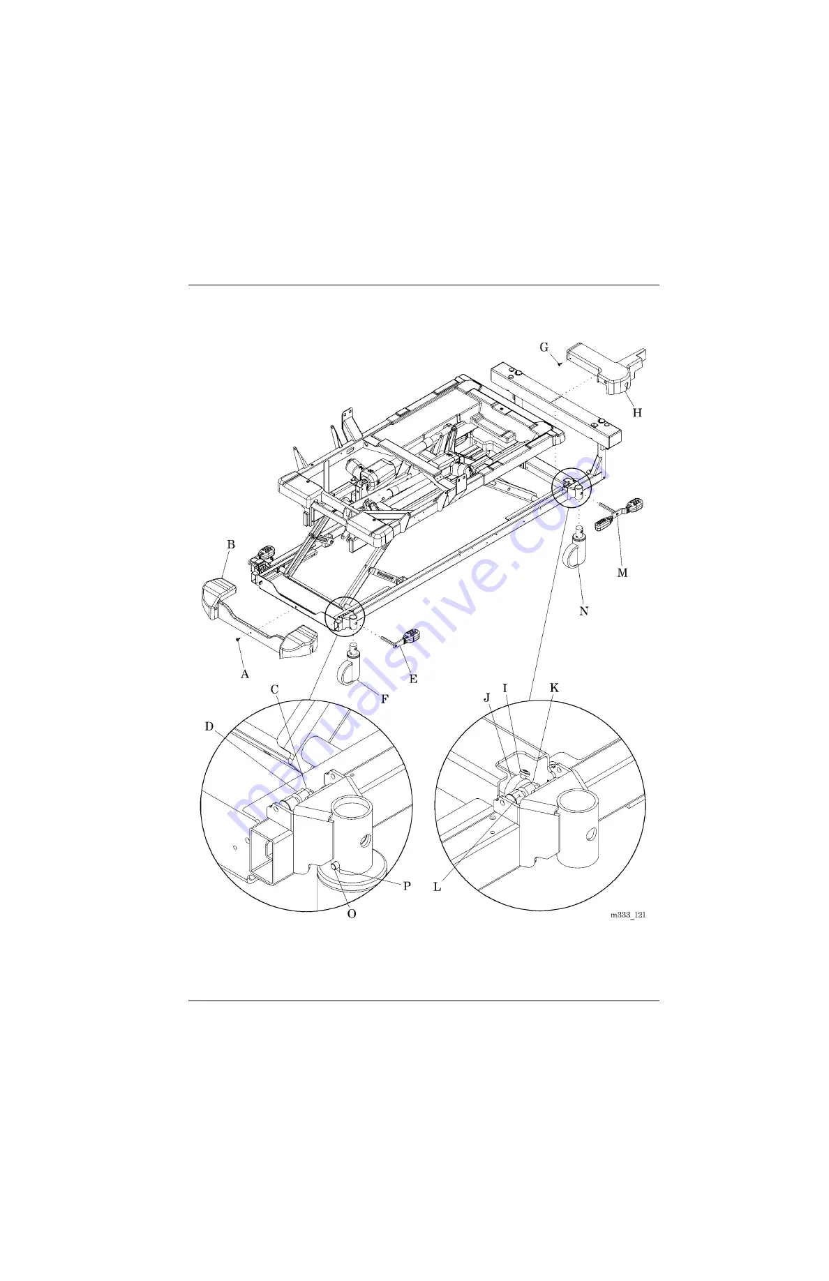 Hill-Rom VersaCare P3200 Service Manual Download Page 138