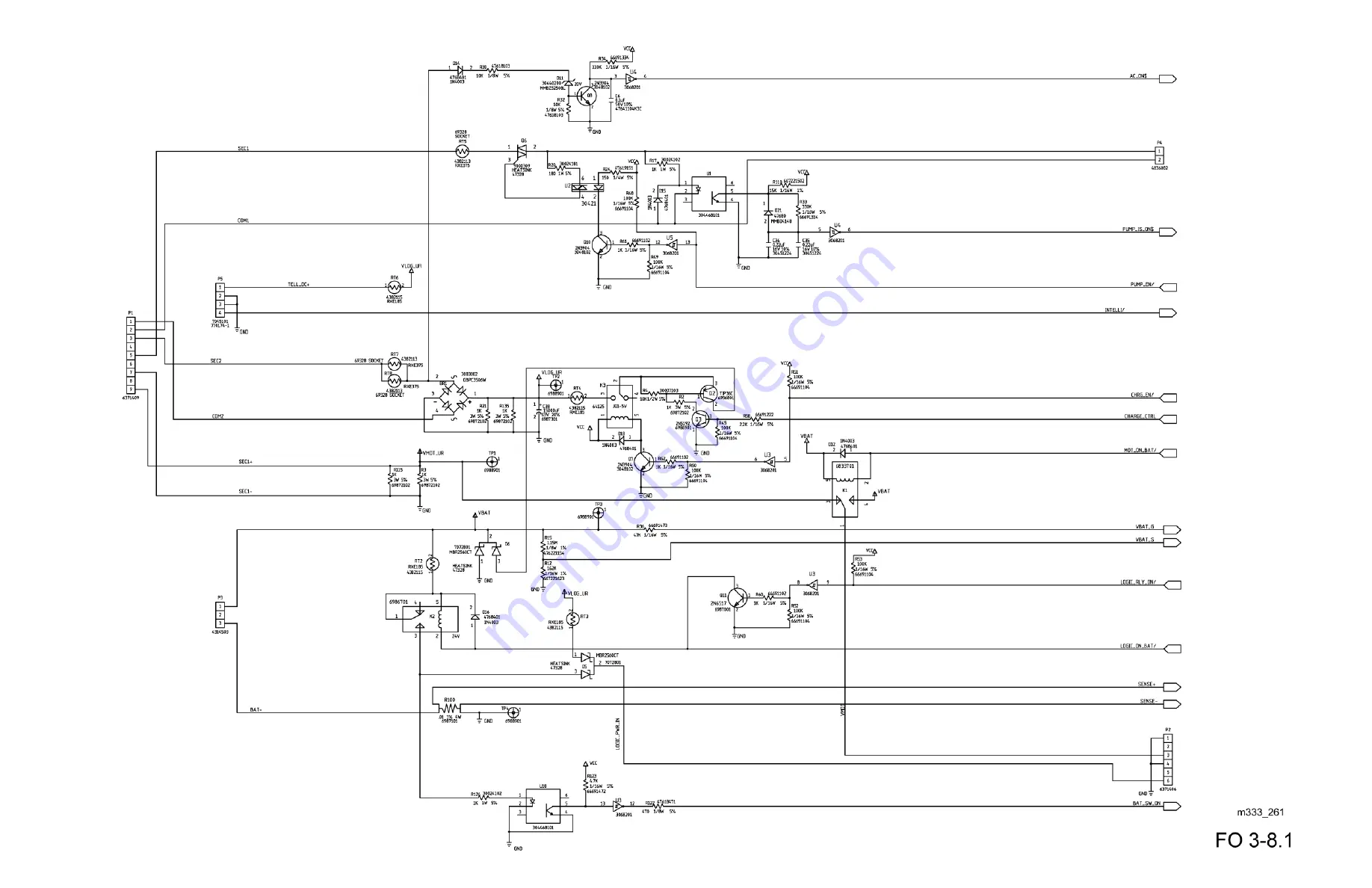 Hill-Rom VersaCare P3200 Service Manual Download Page 374