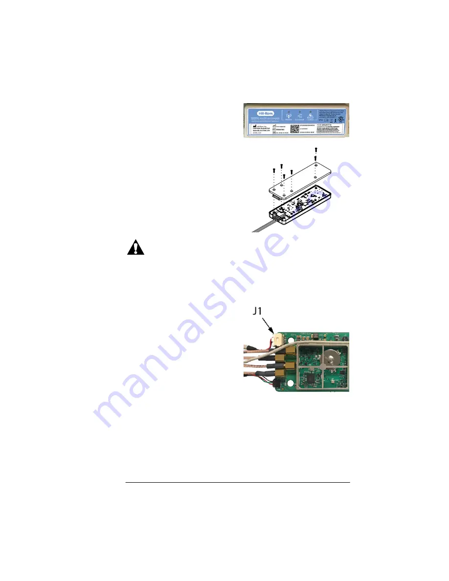 Hill-Rom WatchCare Series User And Service Manual Download Page 37