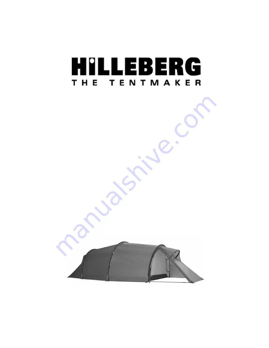 Hilleberg KAITUM 3 Pitching Instructions Download Page 1