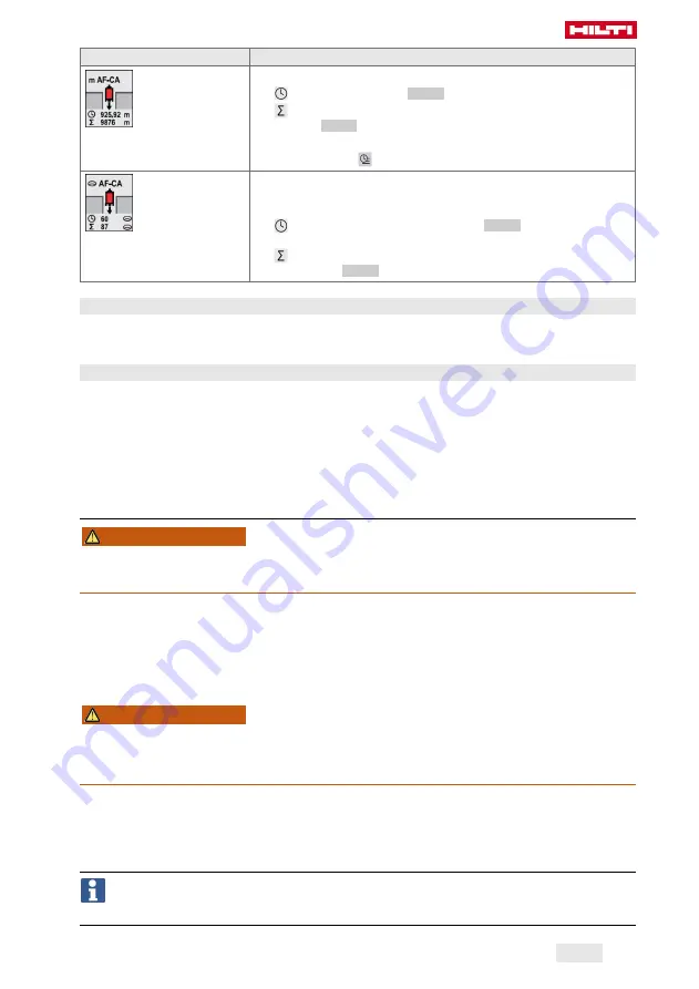 Hilti DD AF-CA H Manual Download Page 15