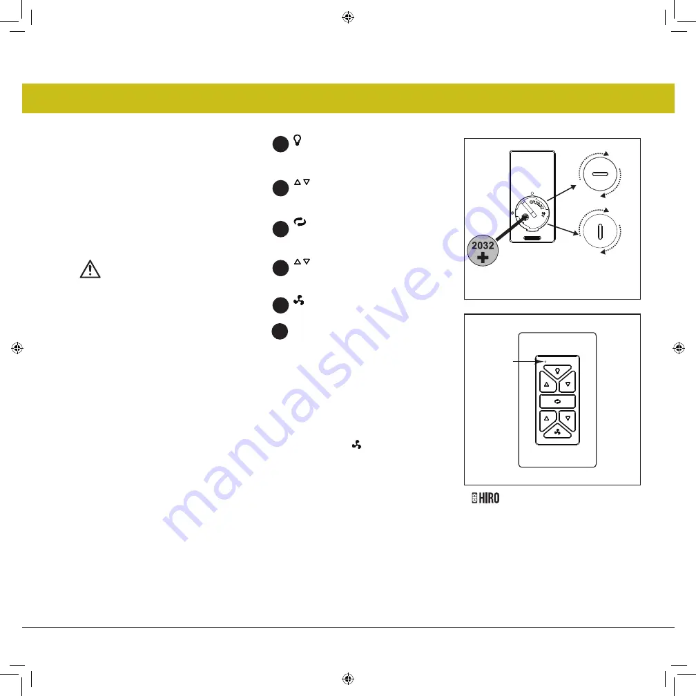 Hinkley 56 inch HAMPTON Instruction Manual Download Page 16