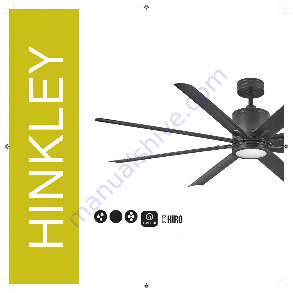 Hinkley 902466FBN-LWD Instruction Manual Download Page 1