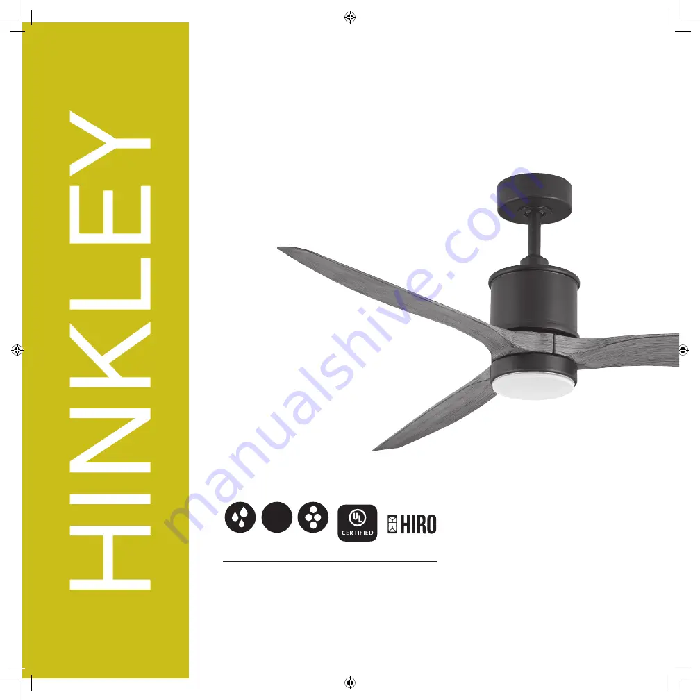 Hinkley HOVER 60 Instruction Manual Download Page 1