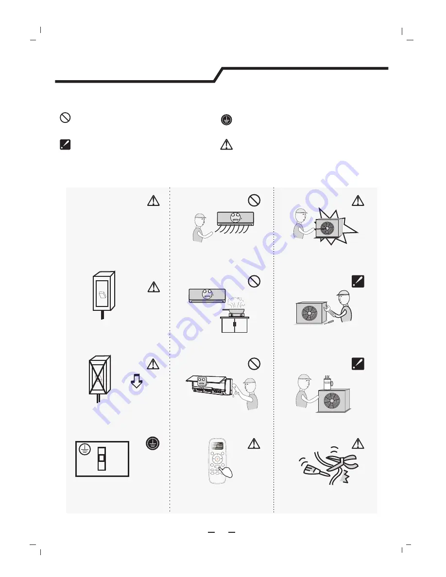 Hisense 14k~18k Use And Installation Instructions Download Page 5