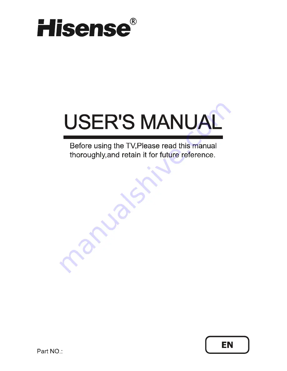 Hisense LHD32V78CH1 User Manual Download Page 1