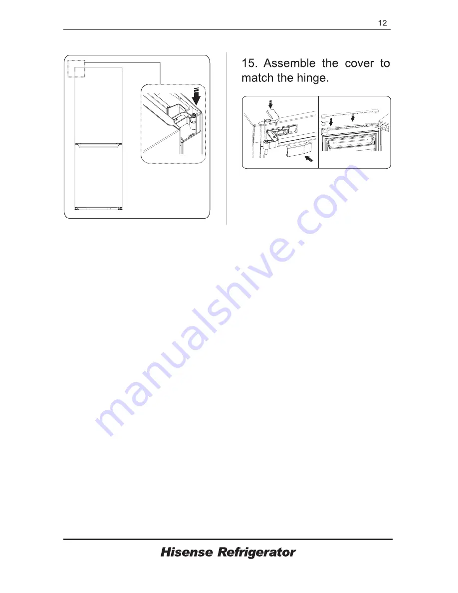 Hisense RB371N4EC1 Скачать руководство пользователя страница 12