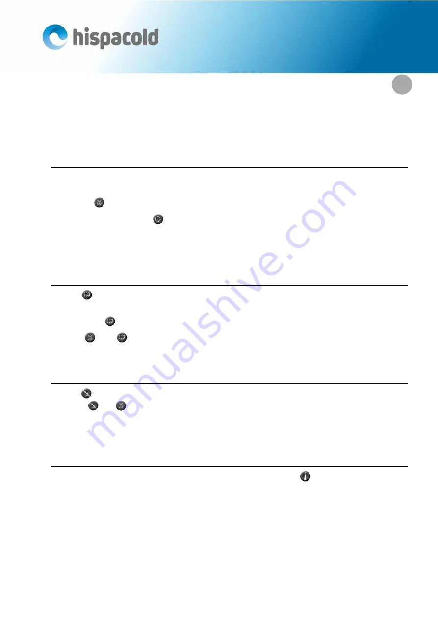 Hispacold Ecomaster Clima MH-012 User Manual Download Page 5