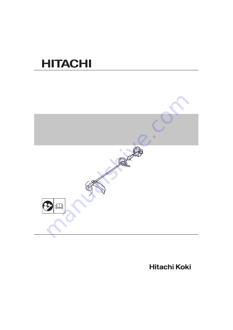 Hitachi Koki CG 22EAB (L) Handling Instruction Download Page 2