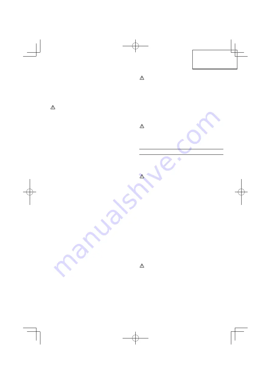 Hitachi Koki CG 31 EBS (L) Handling Instructions Manual Download Page 9