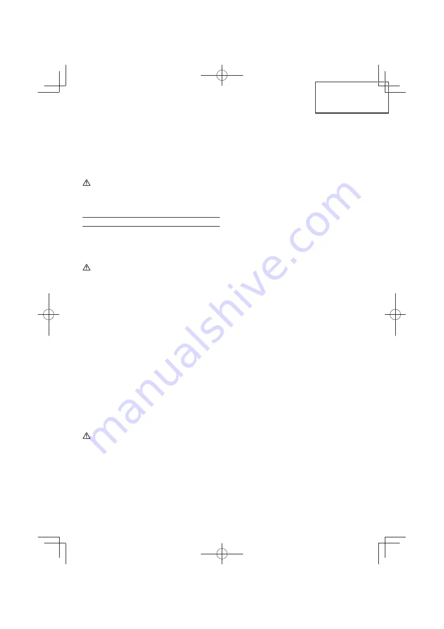 Hitachi Koki CG 31 EBS (L) Handling Instructions Manual Download Page 23