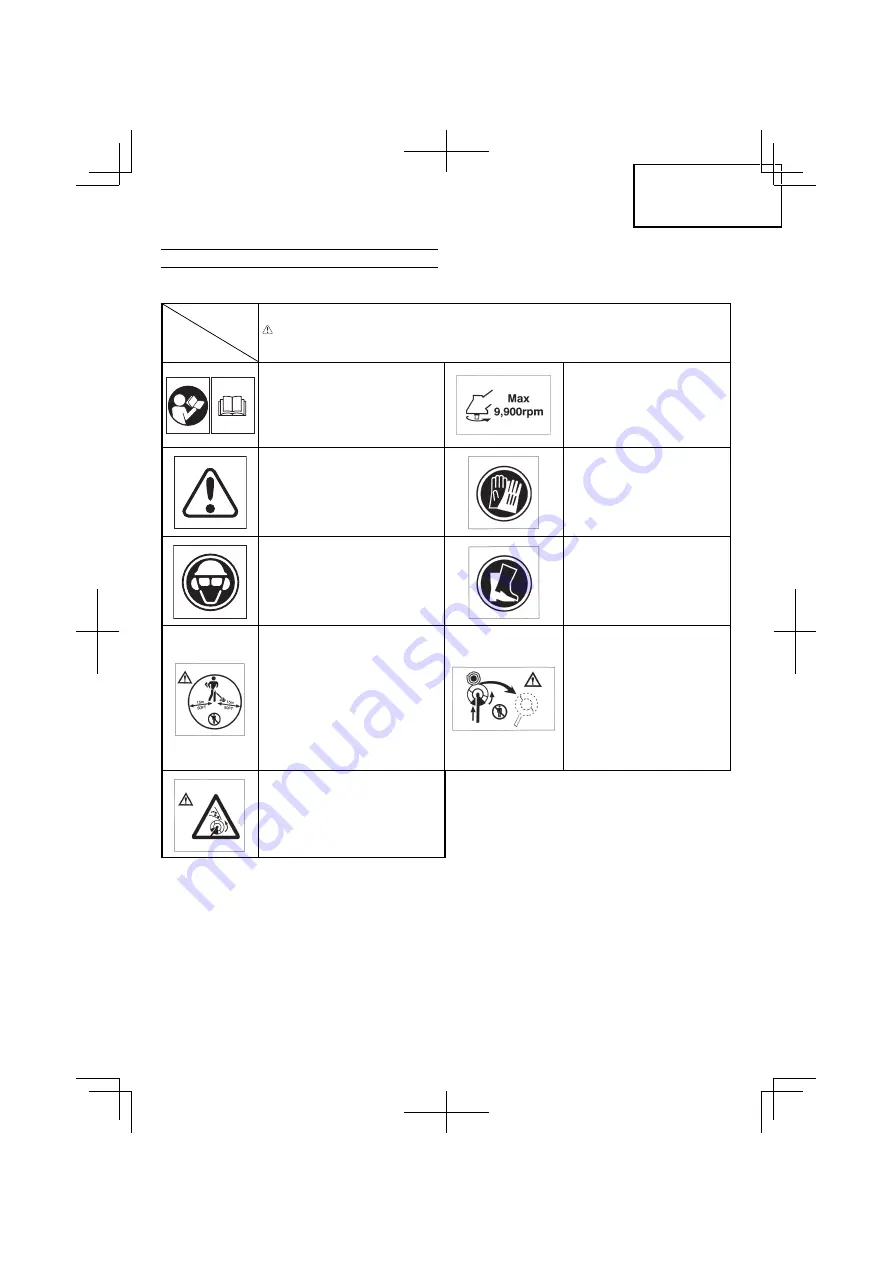 Hitachi Koki CG 40EASP Handling Instructions Manual Download Page 61