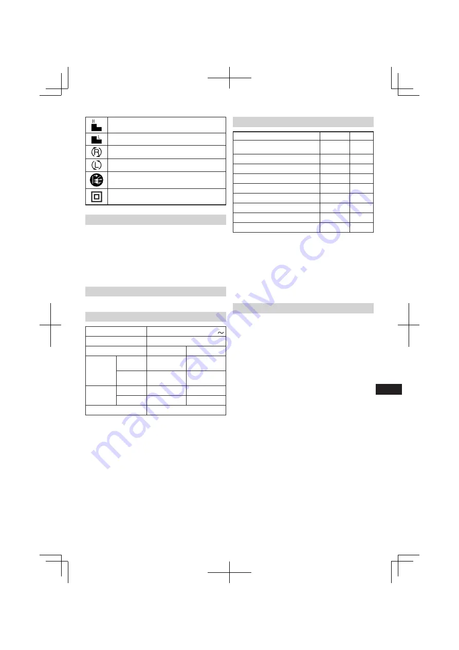 Hitachi Koki D 13VB3 Handling Instructions Manual Download Page 71