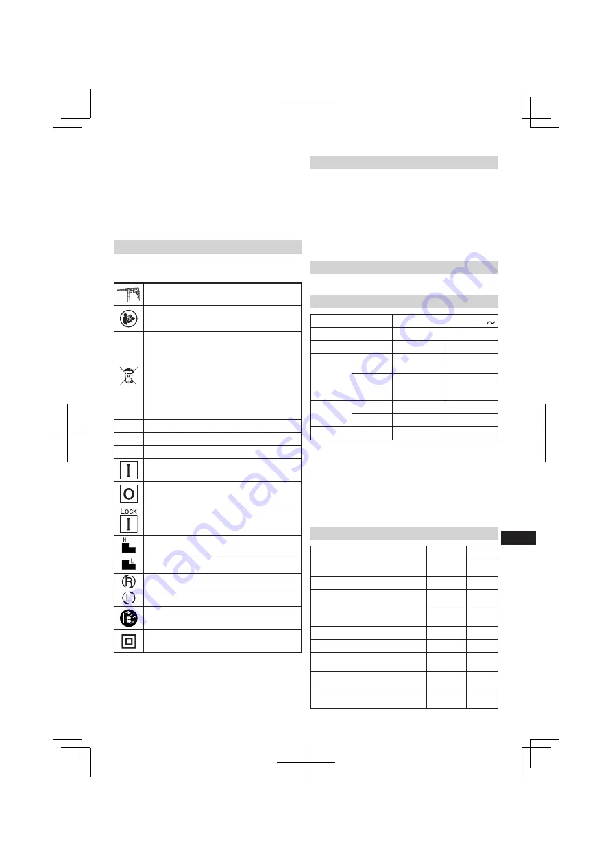 Hitachi Koki D 13VB3 Handling Instructions Manual Download Page 75