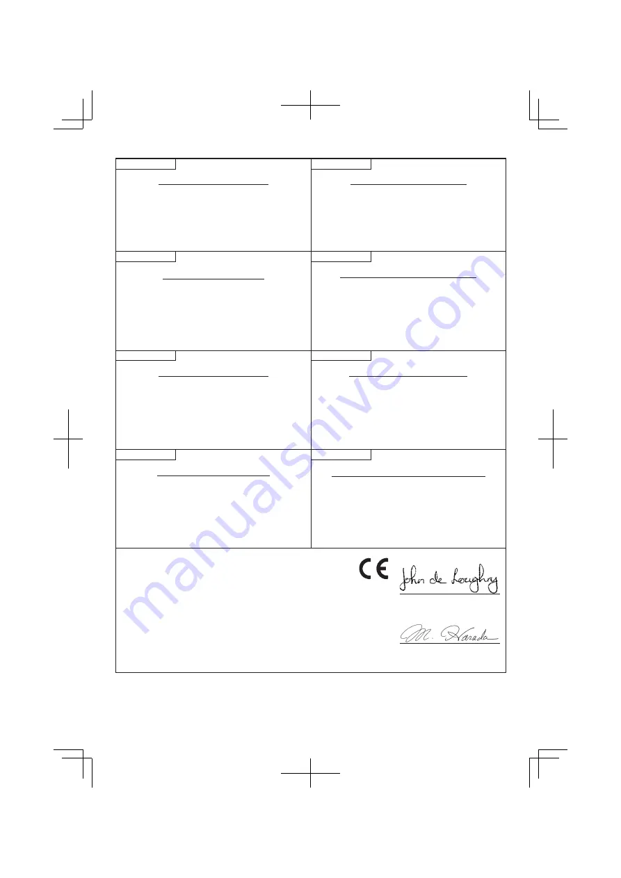 Hitachi Koki D 13VB3 Handling Instructions Manual Download Page 98