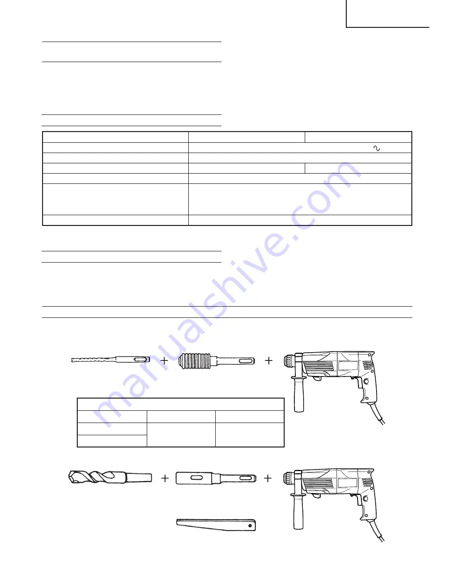 Hitachi Koki DH 24PA Handling Instructions Manual Download Page 7