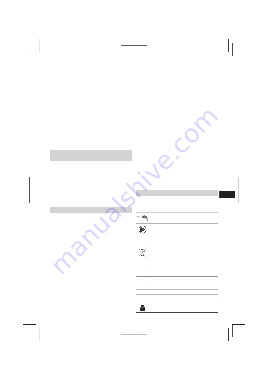 Hitachi Koki DH 24PH Handling Instructions Manual Download Page 59