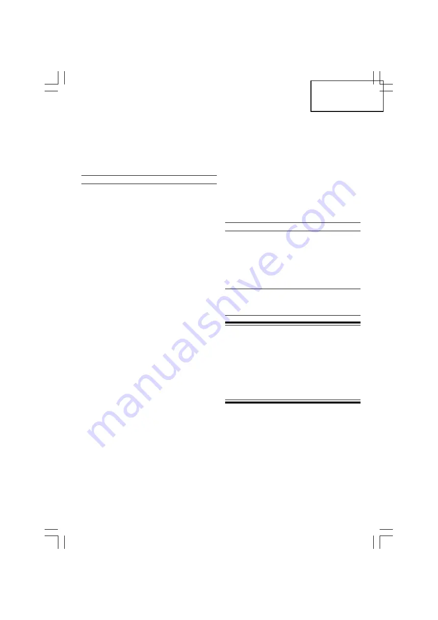 Hitachi Koki X 303 Handling Instructions Manual Download Page 23