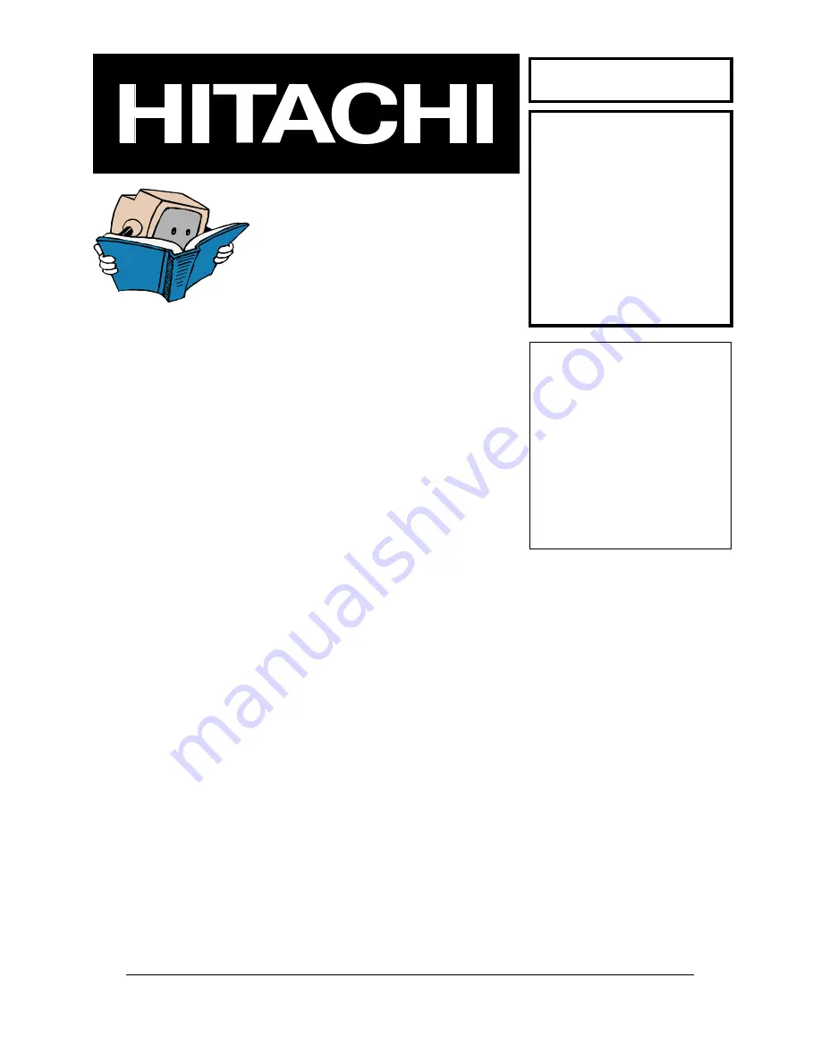 Hitachi 15LD2200 Service Manual Download Page 1