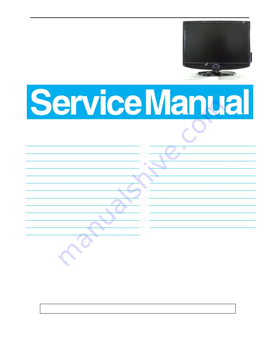 Hitachi 22LD4550U Service Manual Download Page 1