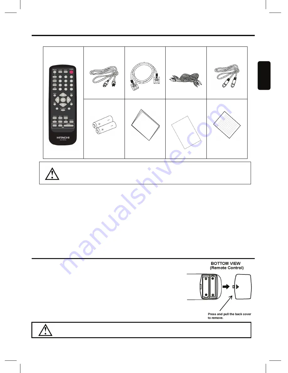 Hitachi 26HDL52 - LCD Direct View TV Скачать руководство пользователя страница 8