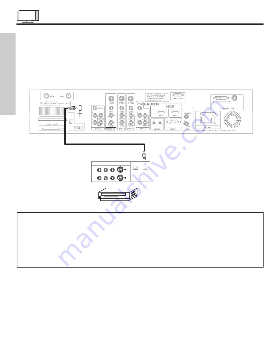 Hitachi 42HDX61 Скачать руководство пользователя страница 20