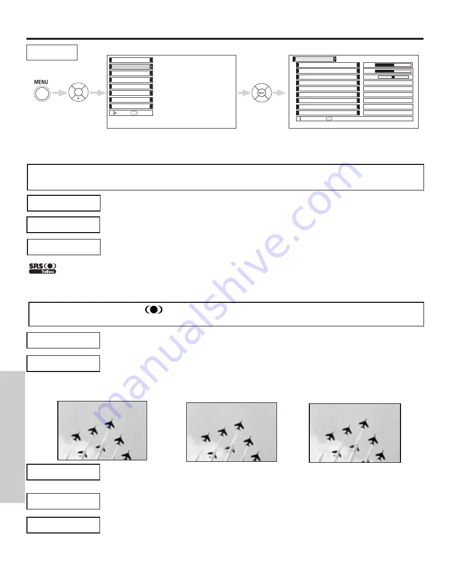 Hitachi 42HDX61 Operating Manual Download Page 58