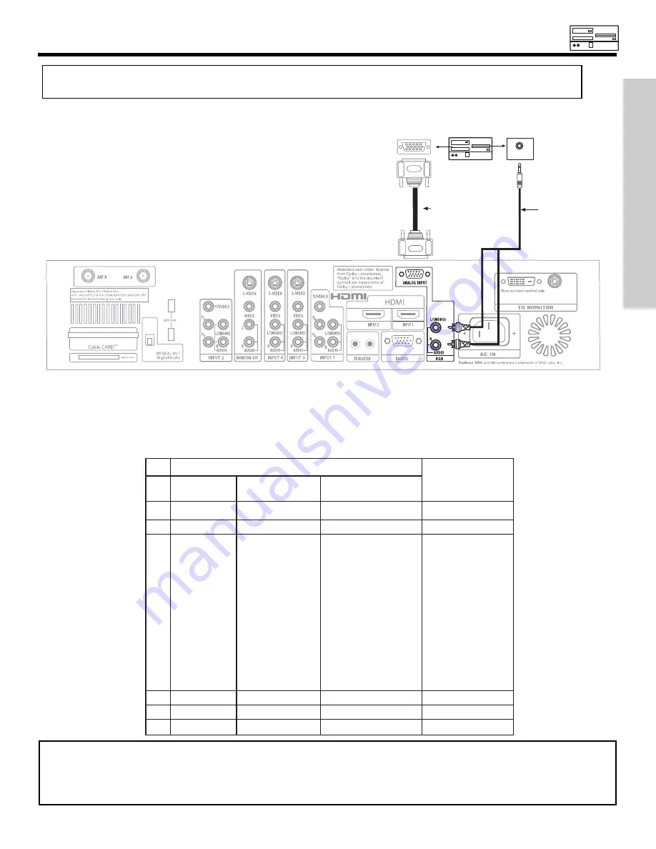 Hitachi 42HDX61 Operating Manual Download Page 79