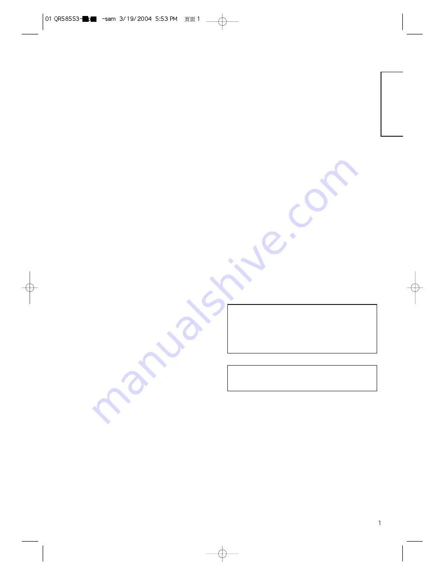 Hitachi 42PMA300A User Manual Download Page 1