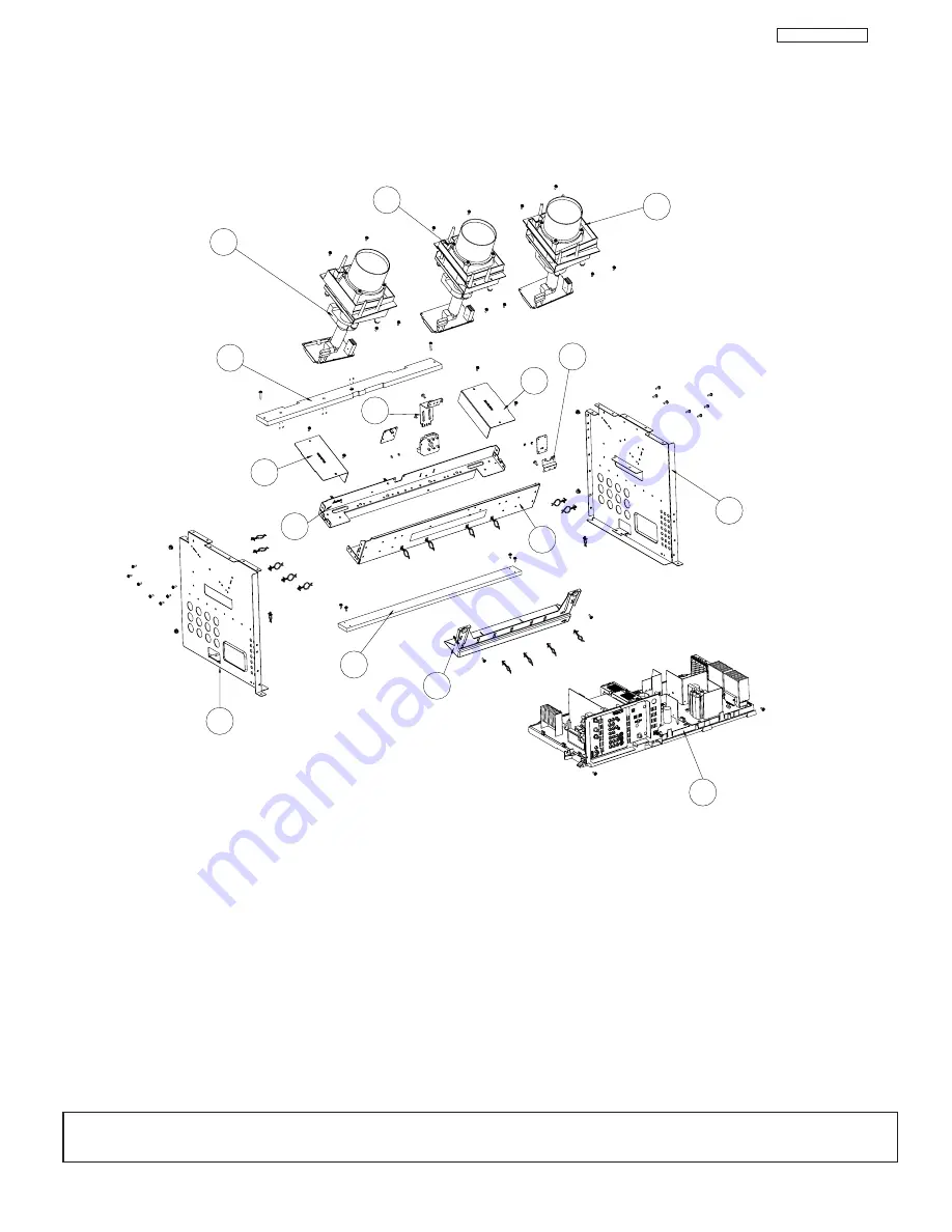 Hitachi 43FWX20B Service Manual Download Page 89